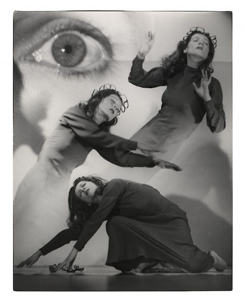 Siegfried Enkelmann, Die Tänzerin Inge Hönisch, Fotomontage aus den 1950er Jahren - © VG BildKunst - 