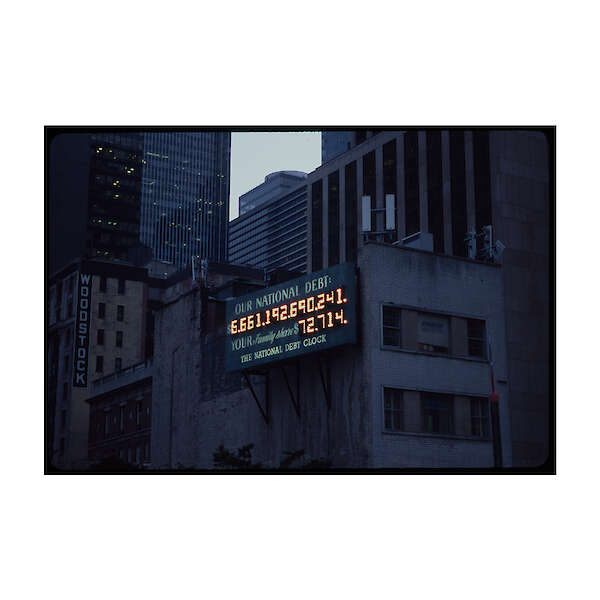 NY untitled, 2024, C-Print von Negativscan